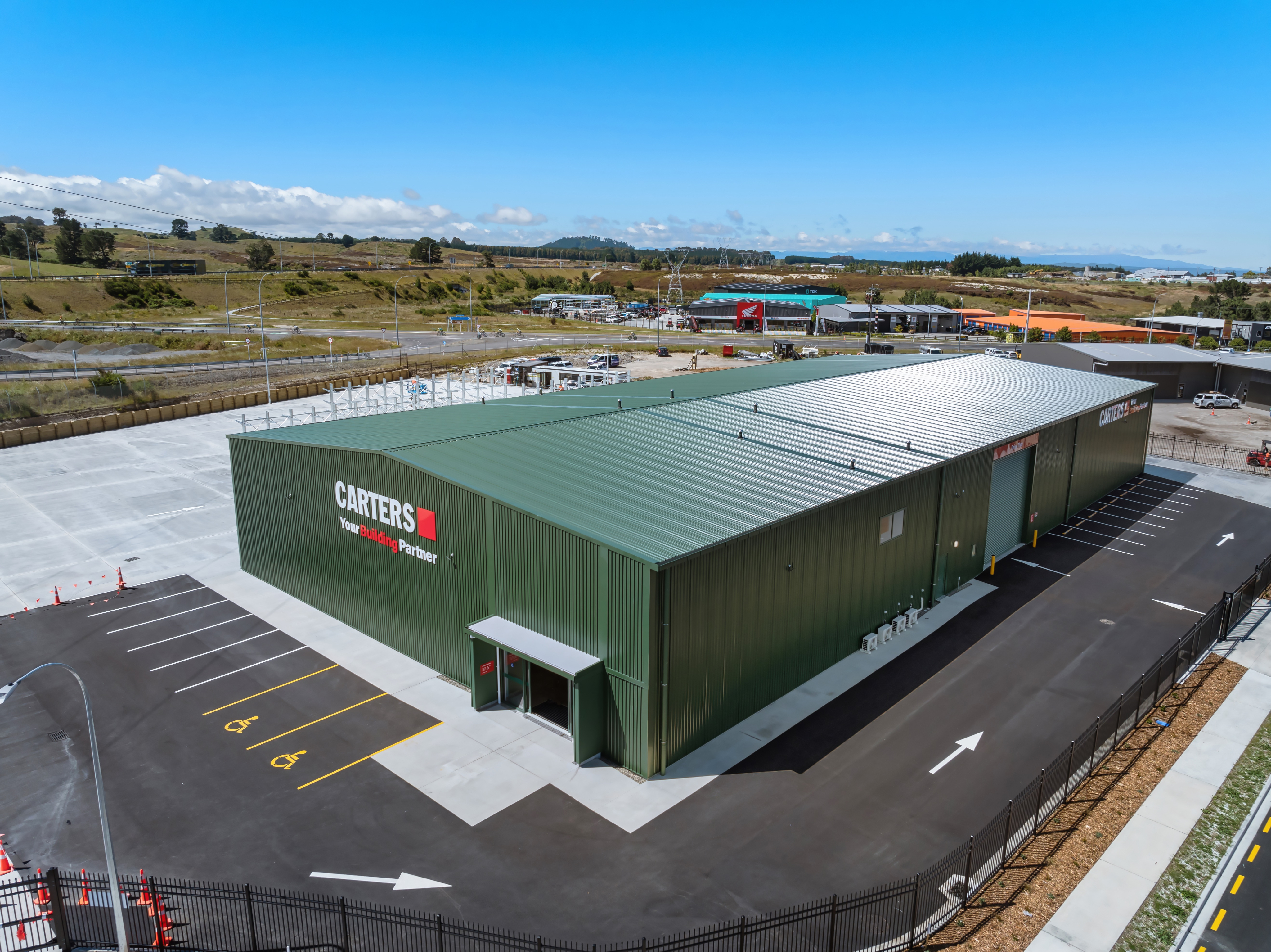 An eye-catching landscape of green.