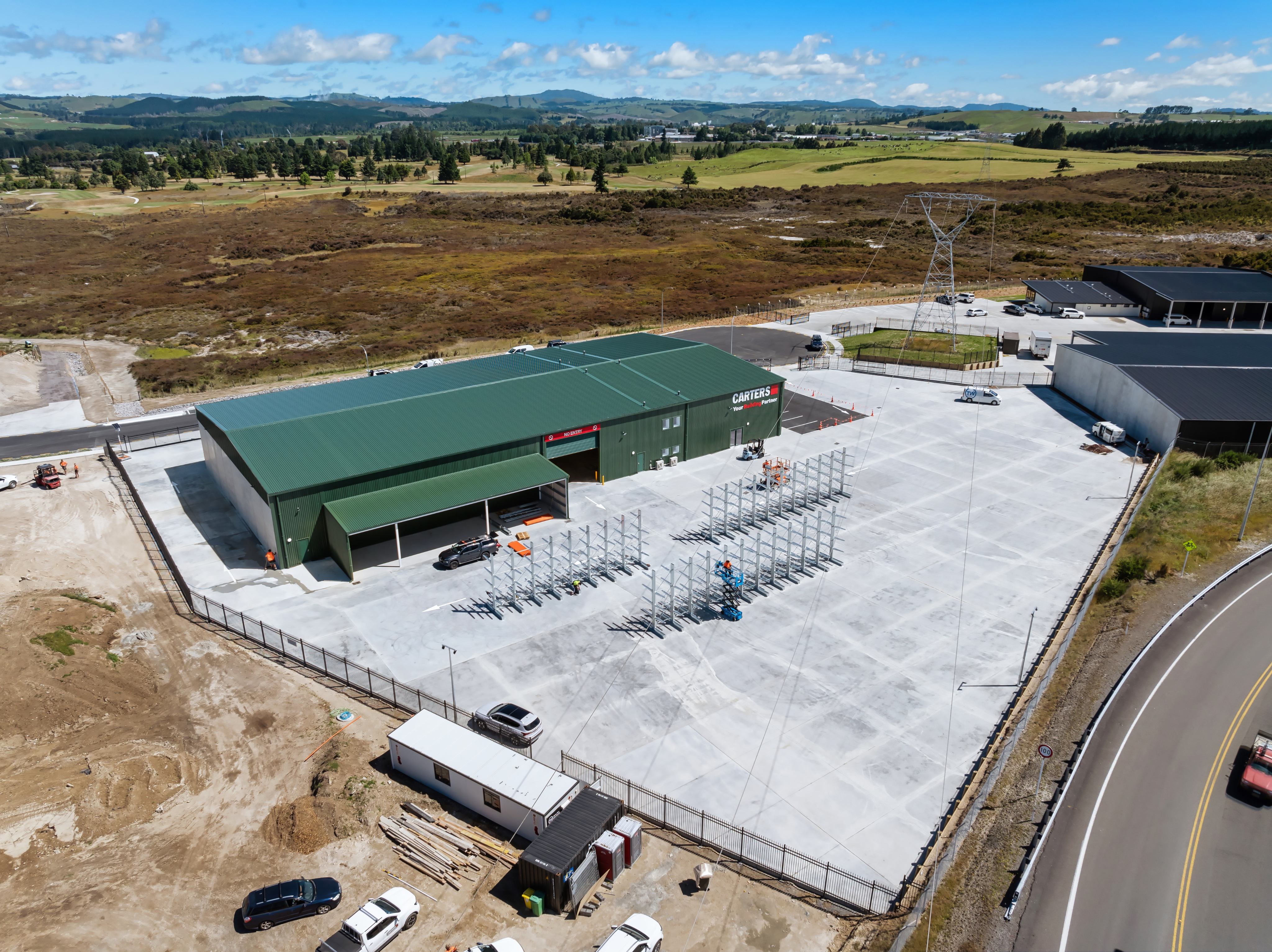 An eye-catching landscape of green.